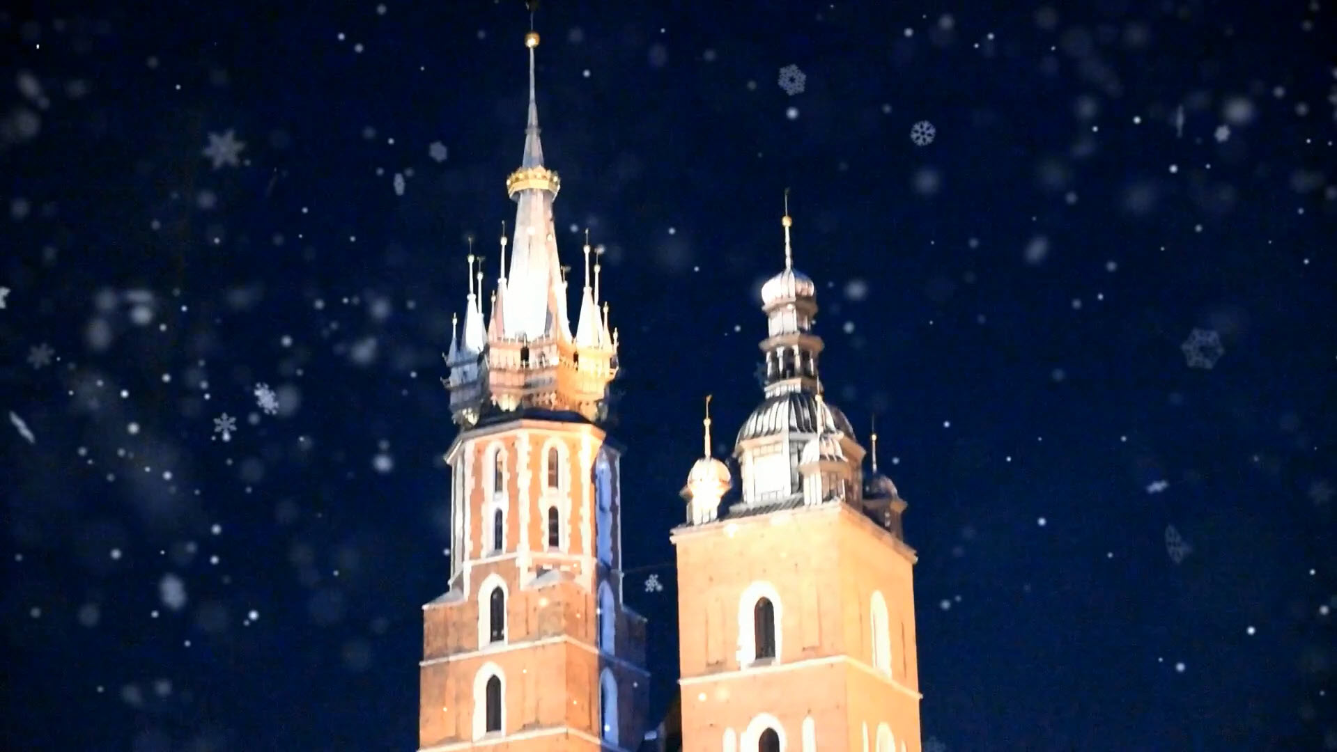 Kraków zimową porą